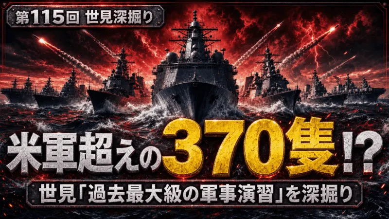 台湾の軍事演習に中国が反応する?|第115回世見深掘り